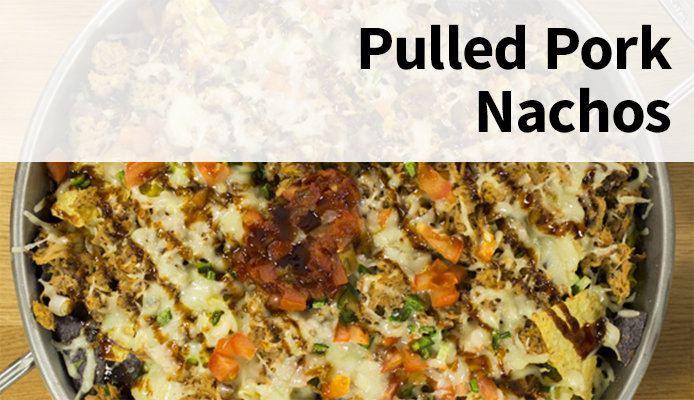 Broil King Pulled Pork Nachos Appetizer for the Big Game