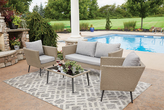 Backyard patio furniture