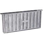 Air Vent 8 In. x 16 In. Aluminum Manual Foundation Vent with Sliding Damper and Lintel Image 1
