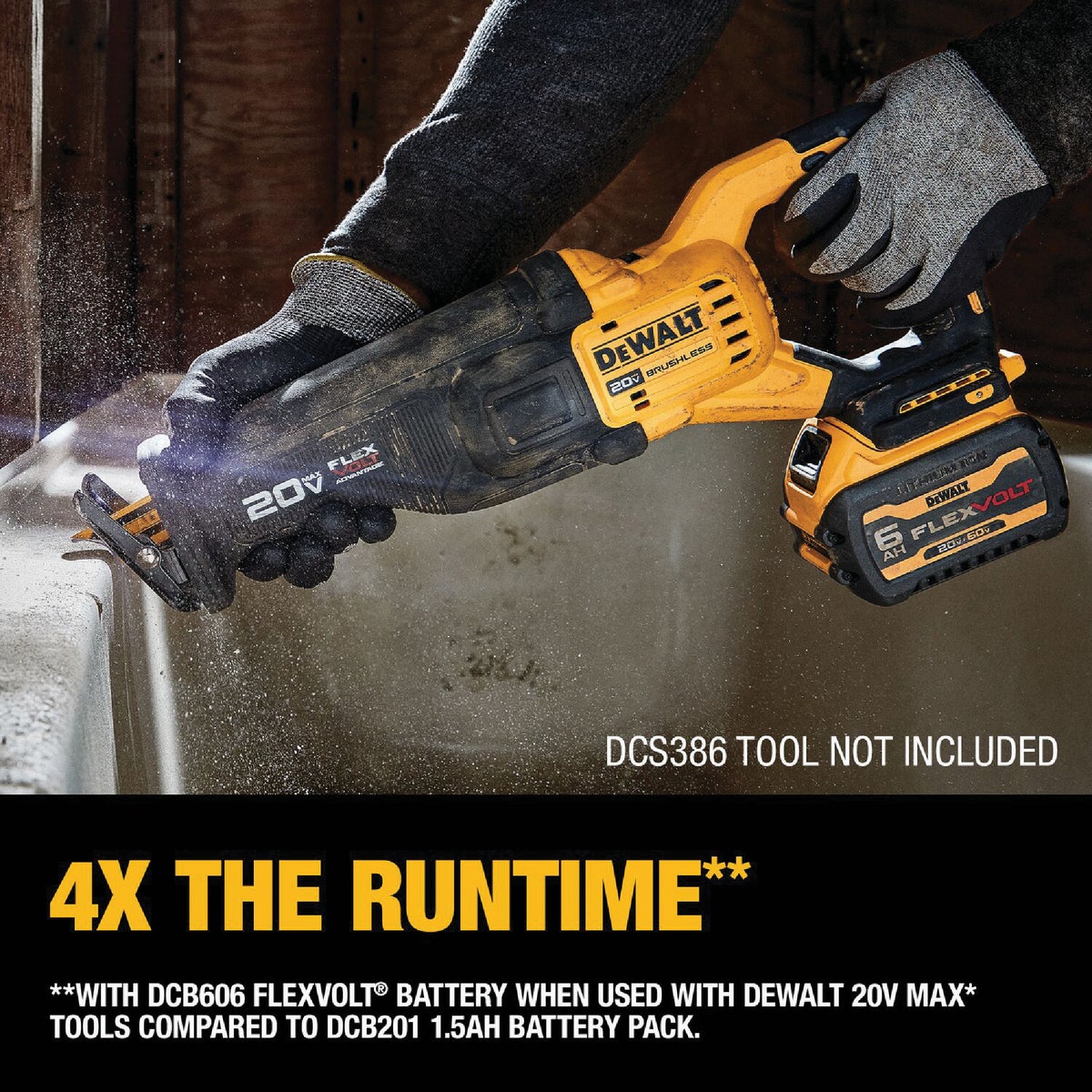 DEWALT FLEXVOLT 20 Volt and 60 Volt MAX Lithium Ion 6.0 Ah Tool