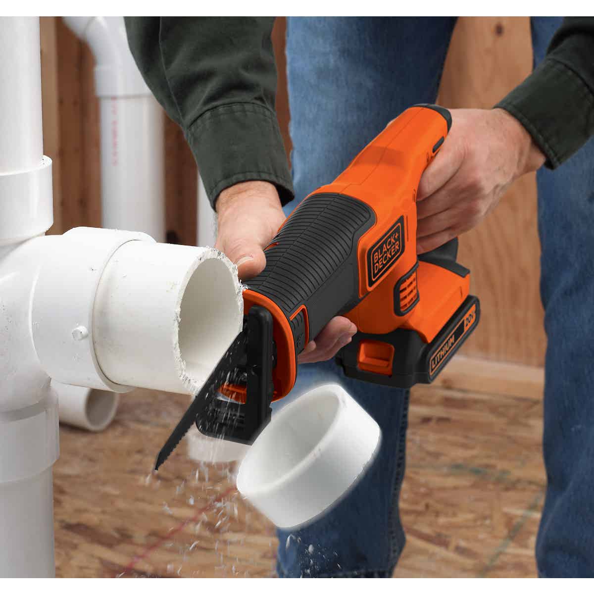 Black Decker 20 Volt MAX Lithium Ion Cordless Reciprocating Saw