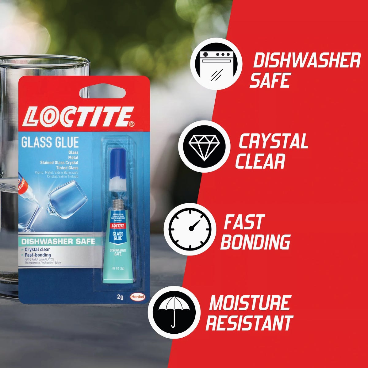 LOCTITE 2 gm Instant Glass Glue - Power Townsend Company