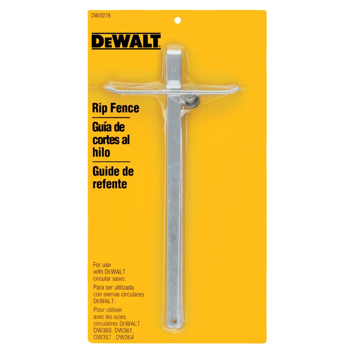 DEWALT Circular Saw Rip Fence Power Townsend Company