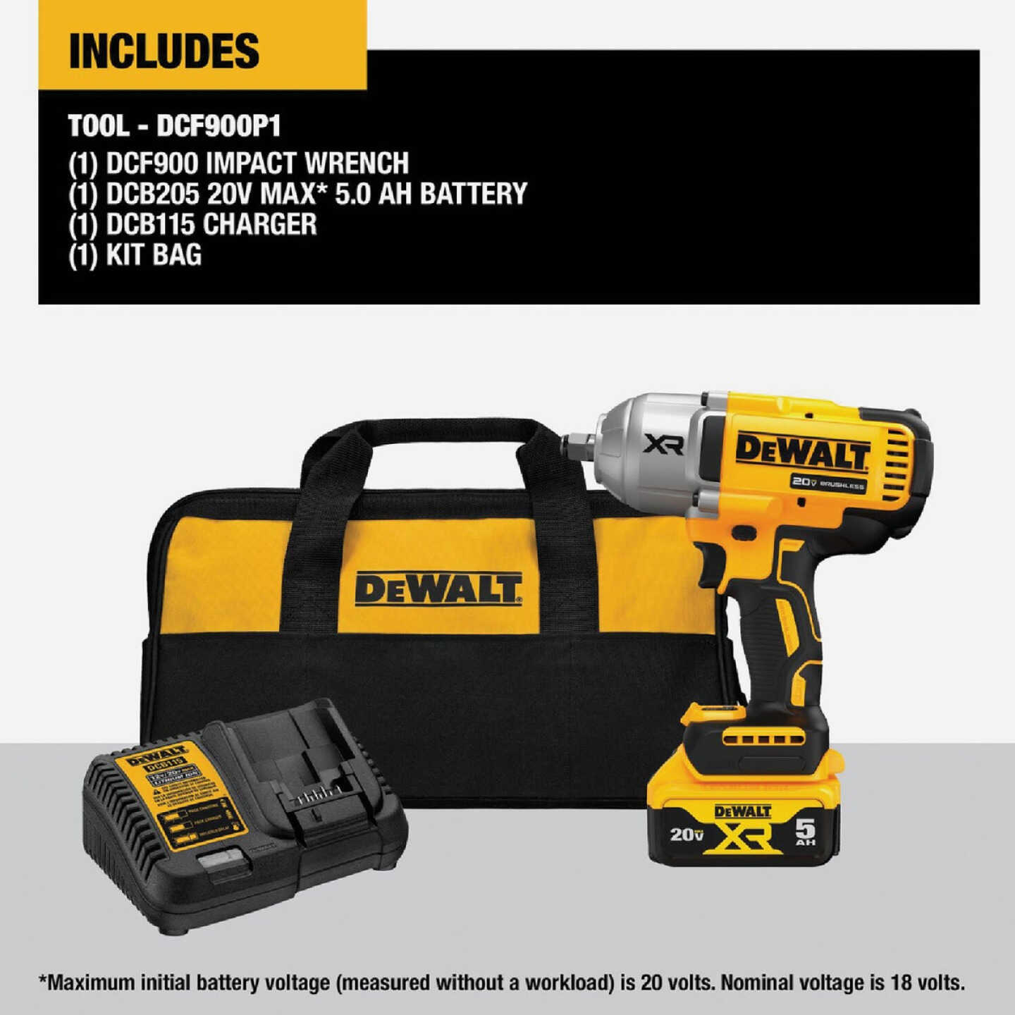 20V Max* Cordless Impact Driver With Charger And Fastening Bit