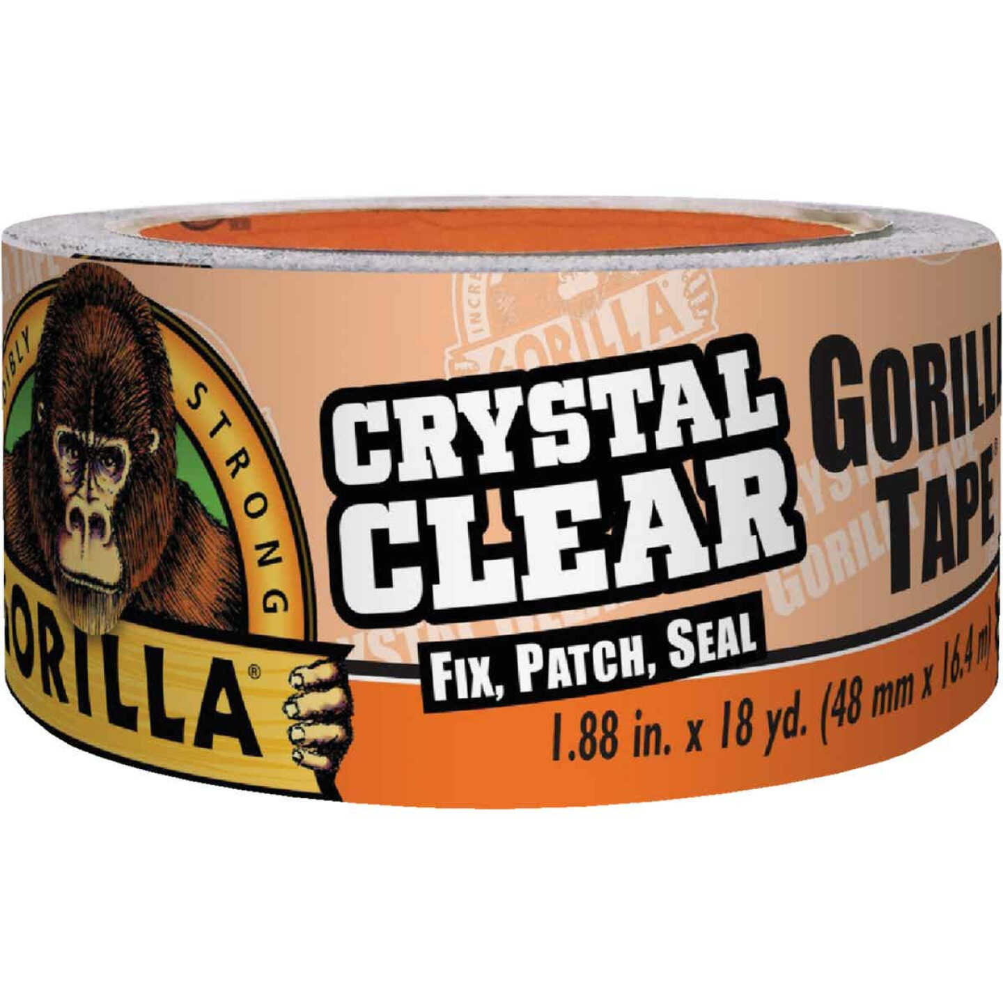 Gorilla 1.88 In. x 18 Yd. Crystal Clear Duct Tape, Clear - Power
