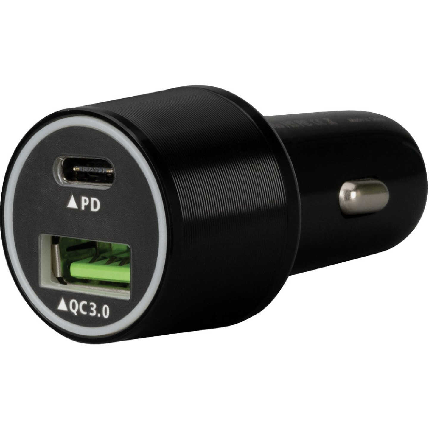 Blue Jet Fast Charge 12V USB-C Car Charger with Power Delivery (PD