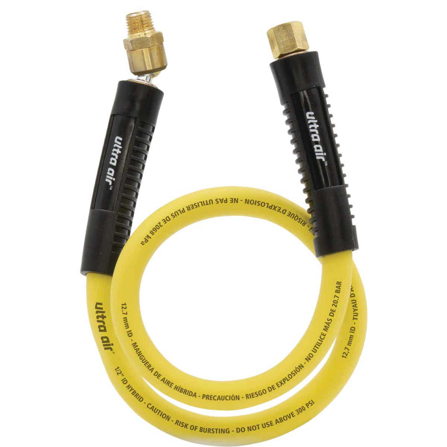 Amflo 3/8 In. x 30 In. Lead-In Air Hose with Ball Swivel - Power Townsend  Company