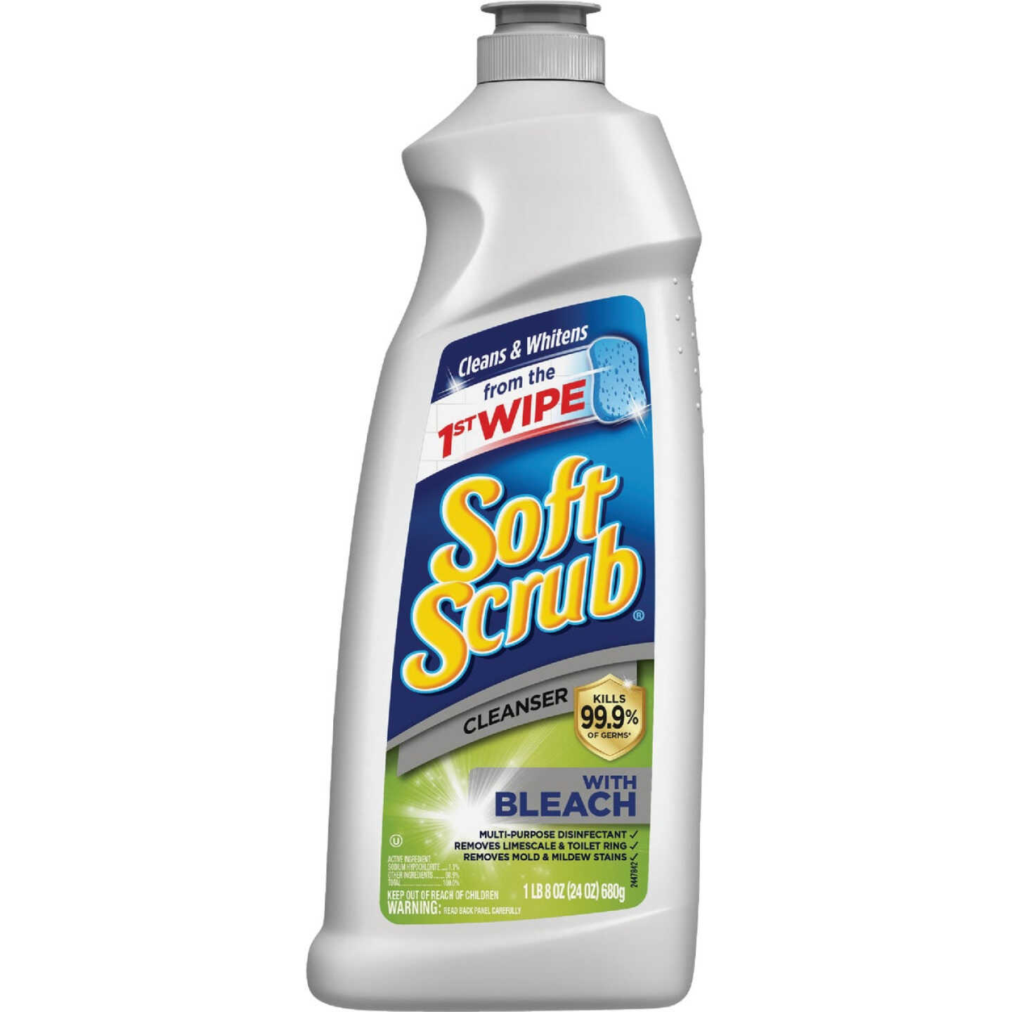 Soft Scrub 24 Oz. Cleanser With Bleach - Power Townsend Company