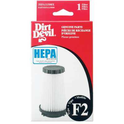 Black & Decker HHVKF10 Replacement Dustbuster Hand Vacuum Filter, White &  Orange 