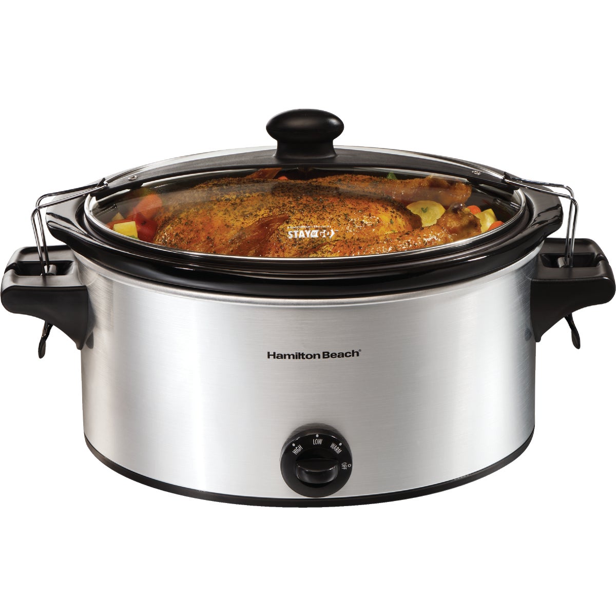 Hamilton Beach Stay or Go 6 Qt. Stainless Steel Slow Cooker