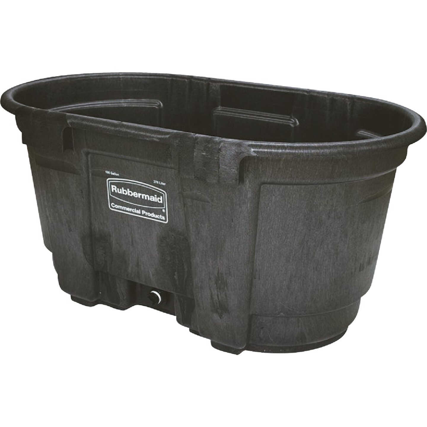 Rubbermaid 100 Gal. Plastic Stock Tank with 1-1/2 In. Drain Plug - Power  Townsend Company