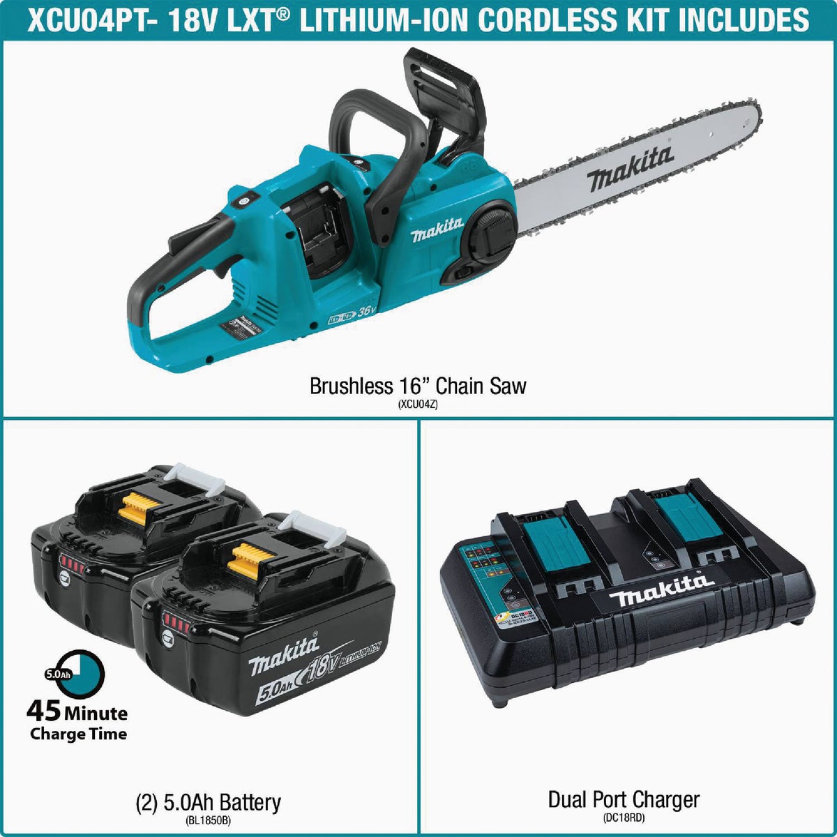 Makita 18v deals chainsaw kit