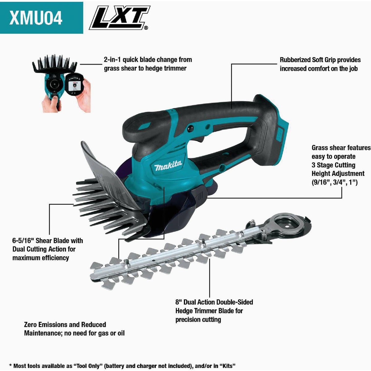 Makita double best sale cut shear