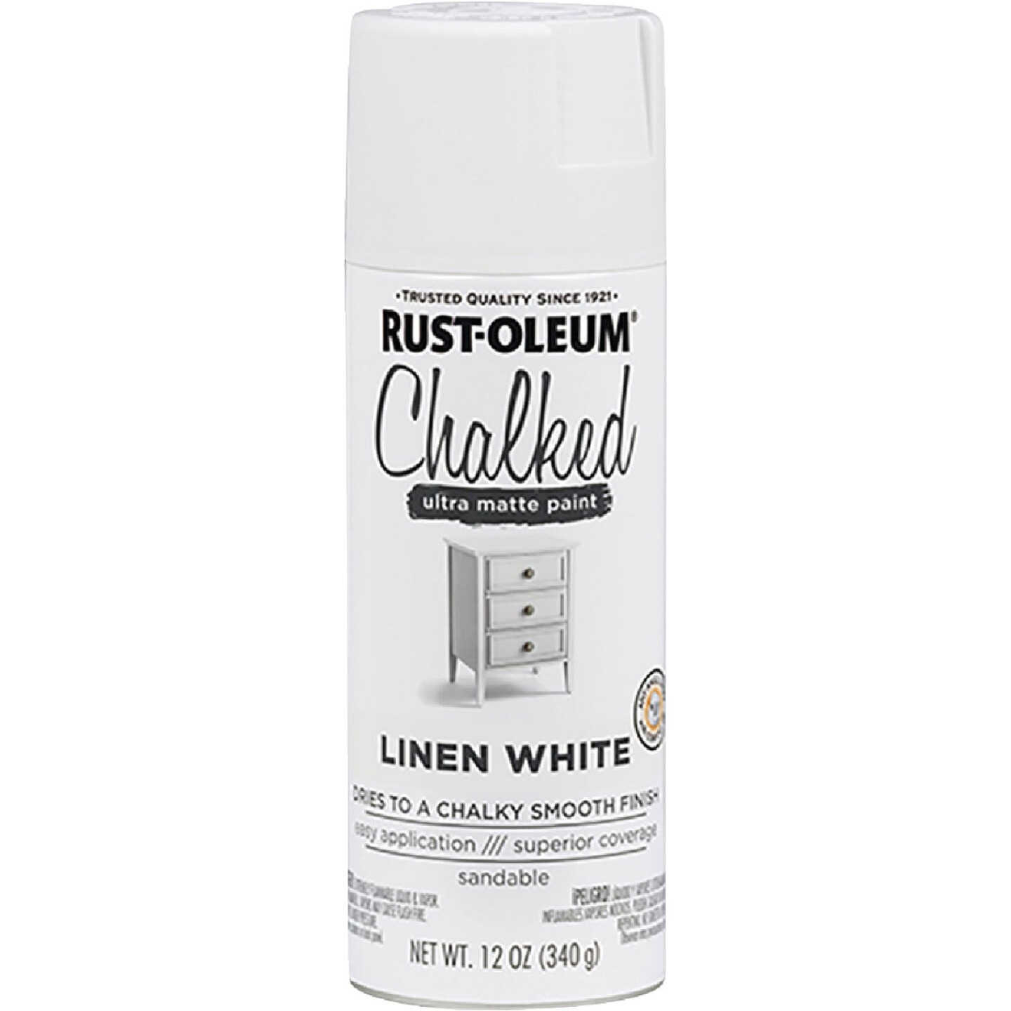 Rust-Oleum 302595 Chalk Spray Paint, Ultra Matte, Serenit