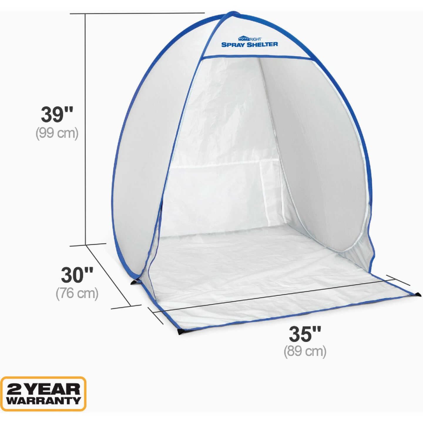 Wagner 35 In. W x 39 In. H x 30 In. D Small Portable Spray Shelter - Power  Townsend Company