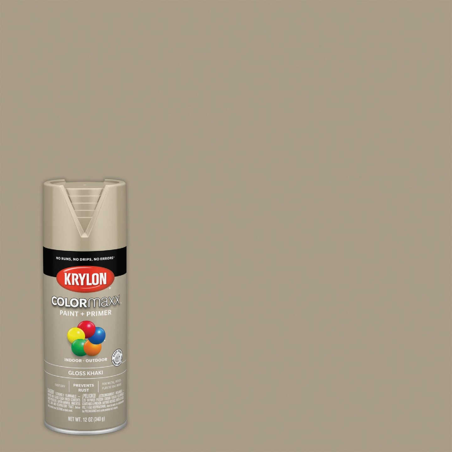 Krylon Gloss Clear Spray Paint and Primer In One (NET WT. 12-oz