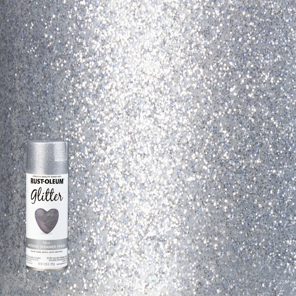 Rust oleum silver deals glitter spray paint