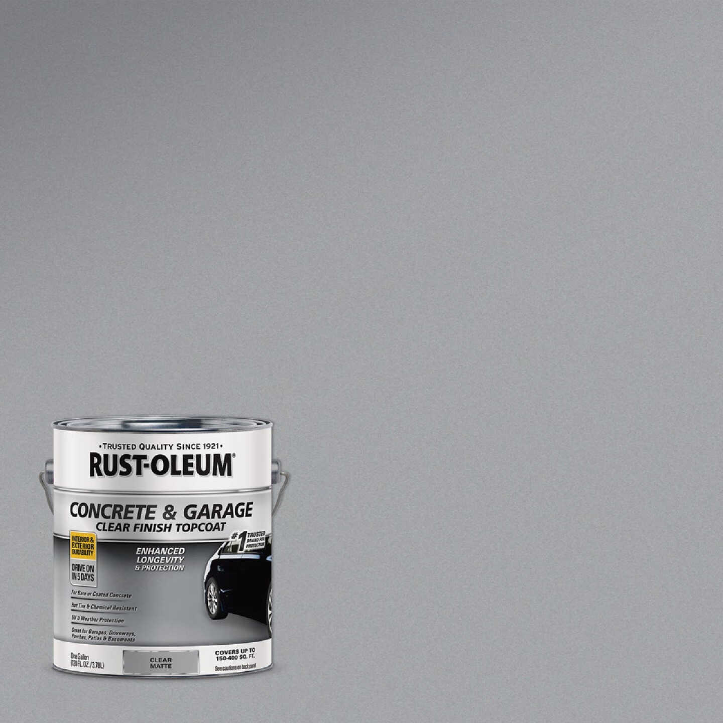 Rust-Oleum 1 Gal. Concrete and Garage Matte Clear Finish Floor Topcoat -  Power Townsend Company