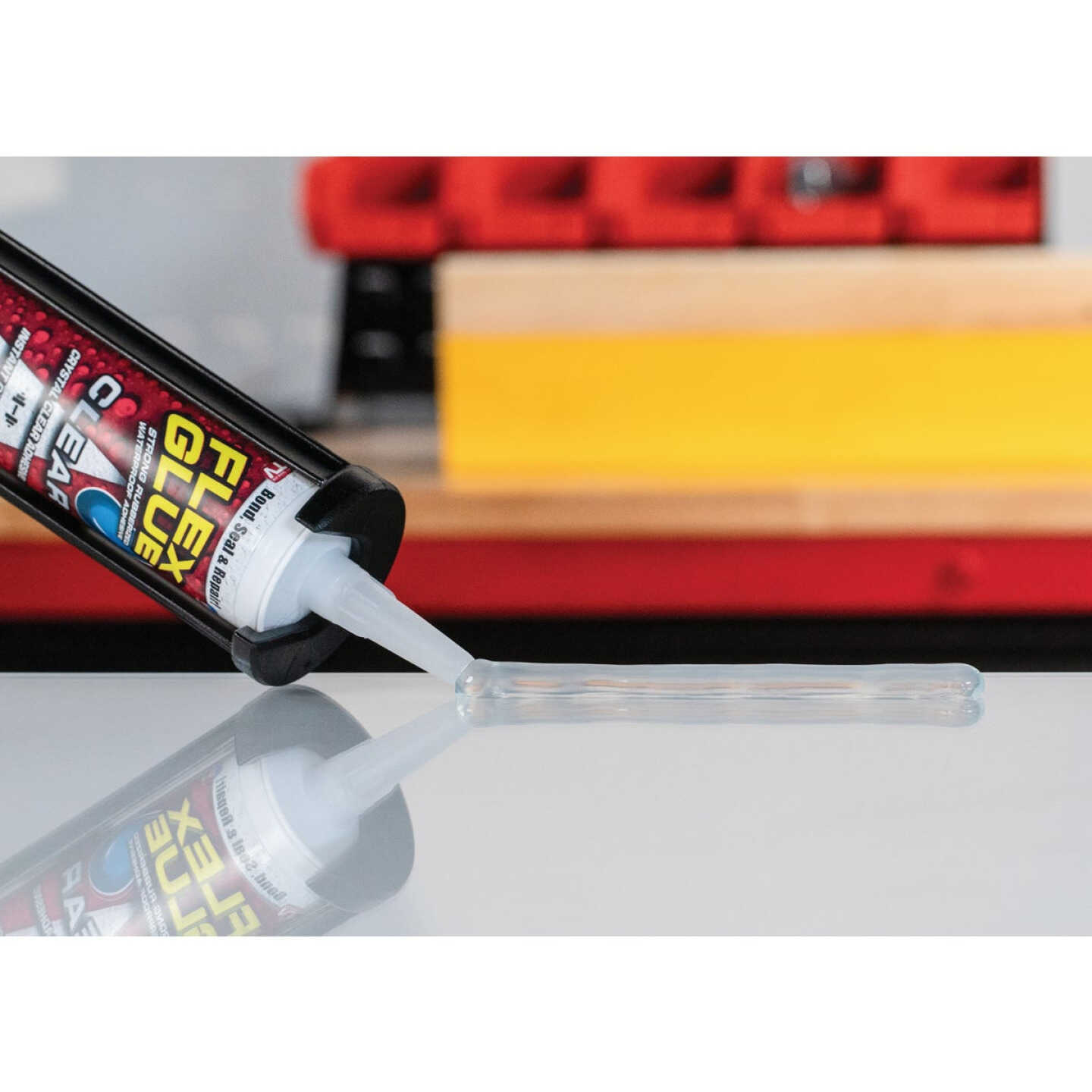 Flex Glue 9 Oz. Clear Multi-Purpose Adhesive - Power Townsend Company