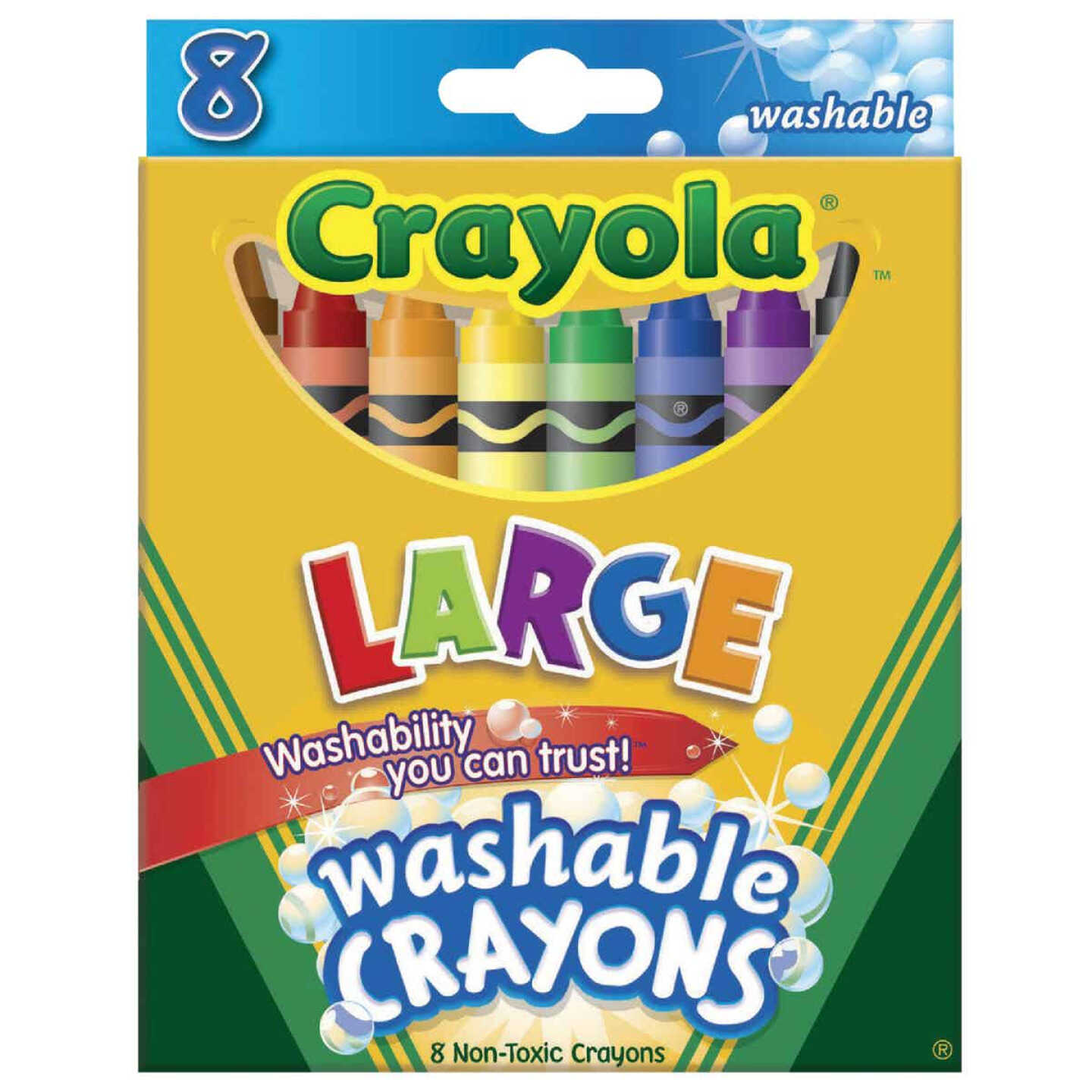 Crayola 8 Ct Large Washable Crayon