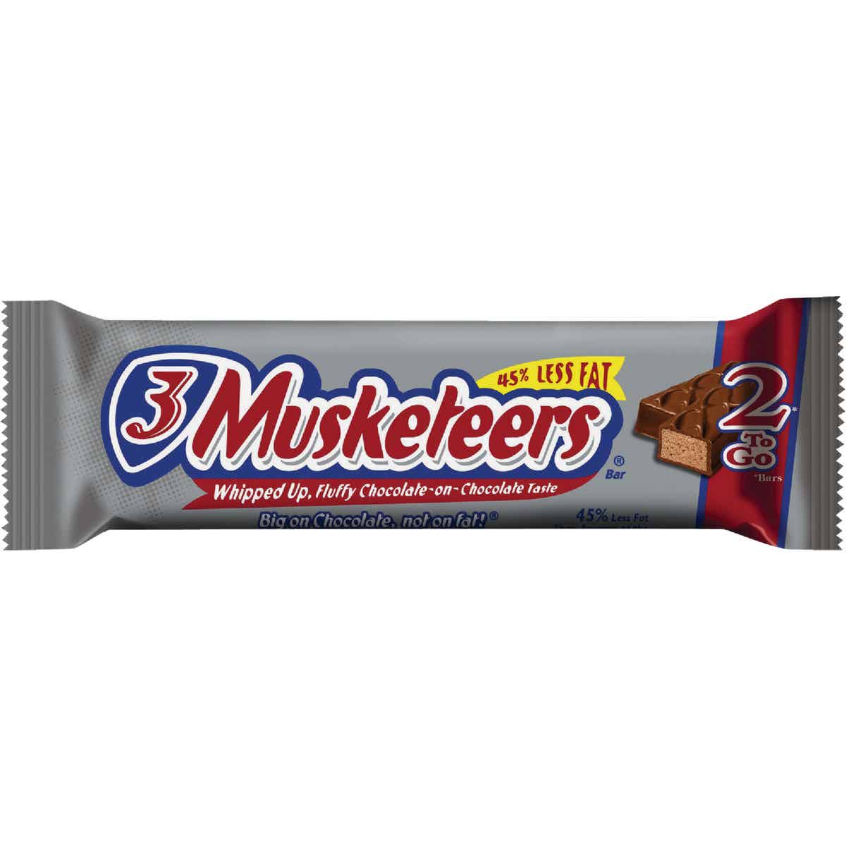 3 Musketeers 3.28 Oz. Milk Chocolate Candy Bar - Power Townsend